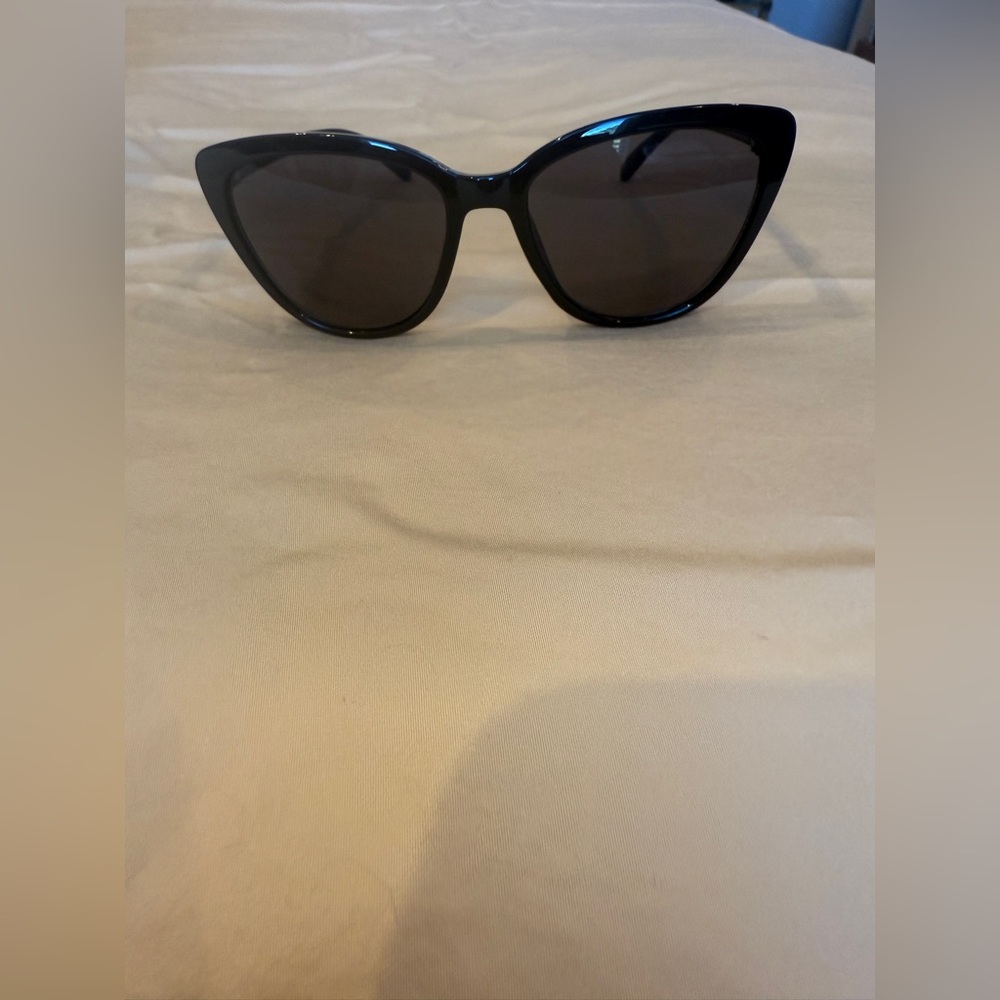 Rachel Zoe Black Cat-Eye Sunglasses